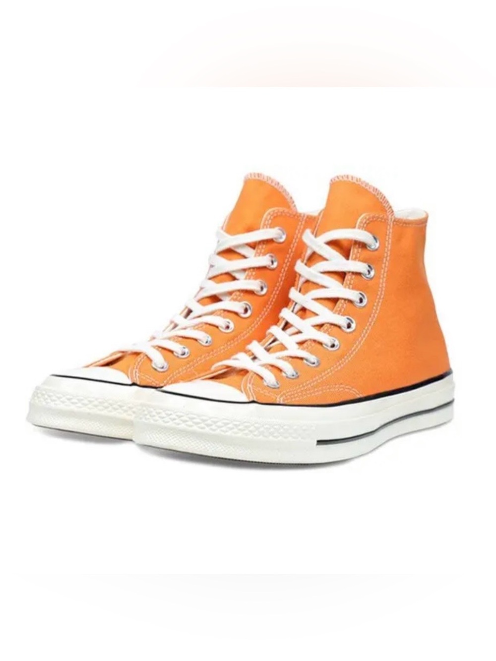 Converse Chuck Taylor High-Top Canvas Sneakers in Orange Egret